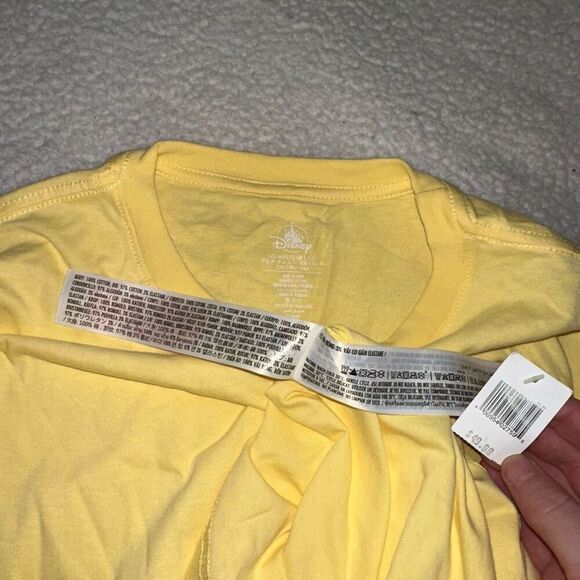 Disneyland Yellow Long Sleeve Graphic Shirt Unisex Large NWT - Picture 6 of 10